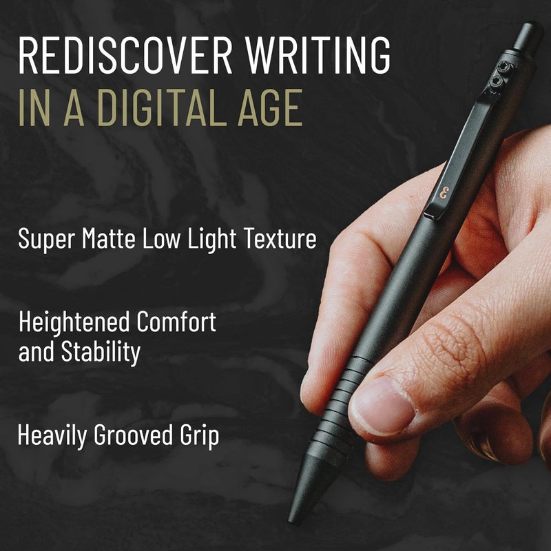 Everyman New Super Matte Grafton Pen (Full CLick, Oxblood) - Image 4
